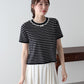 【SALE】レースリボンボーダーニット