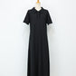 【早割5％OFF】フロントフリルポロワンピース