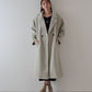 テーラードウールロングコート