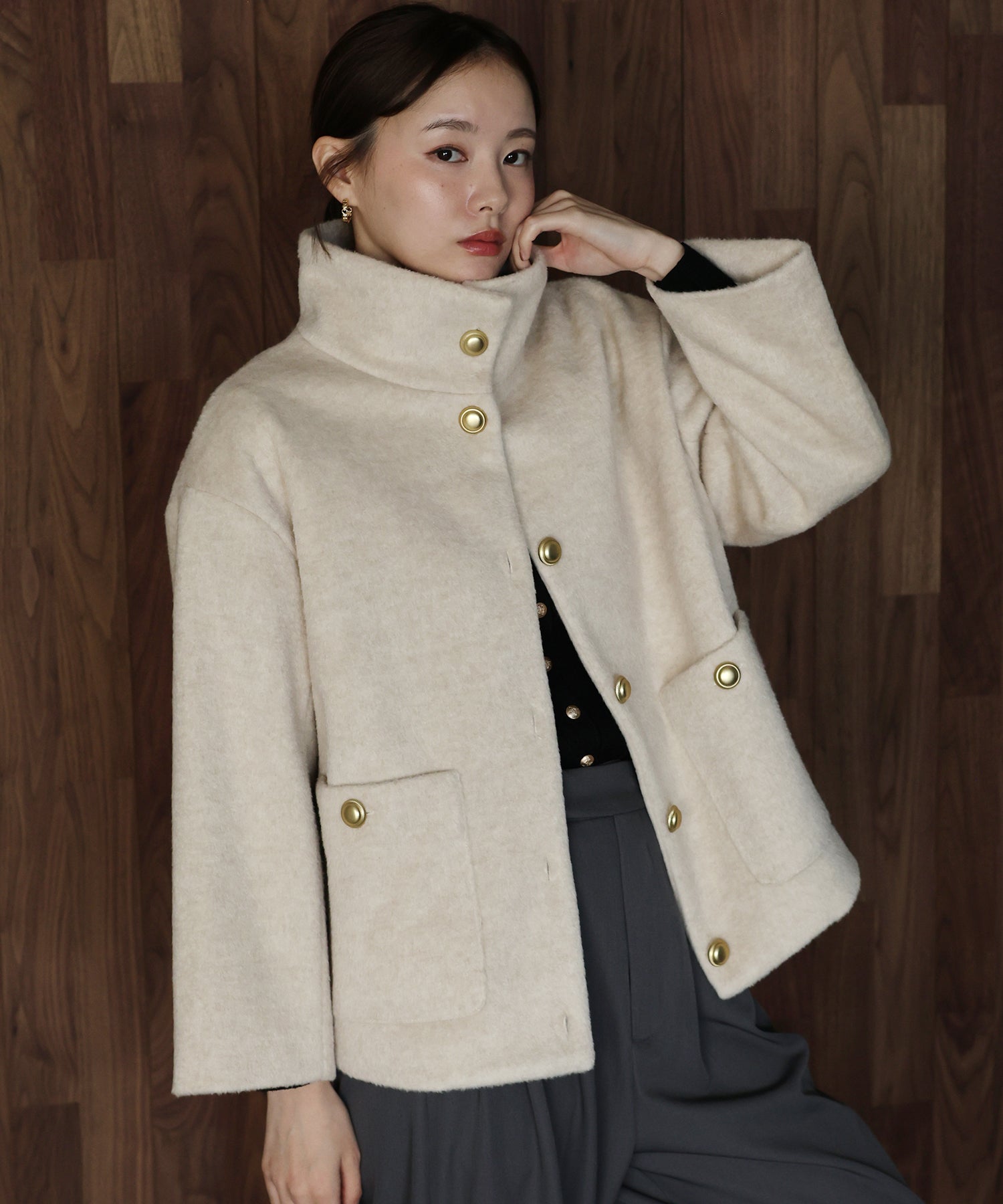 テーラードウールロングコート – BLUE ONLINE