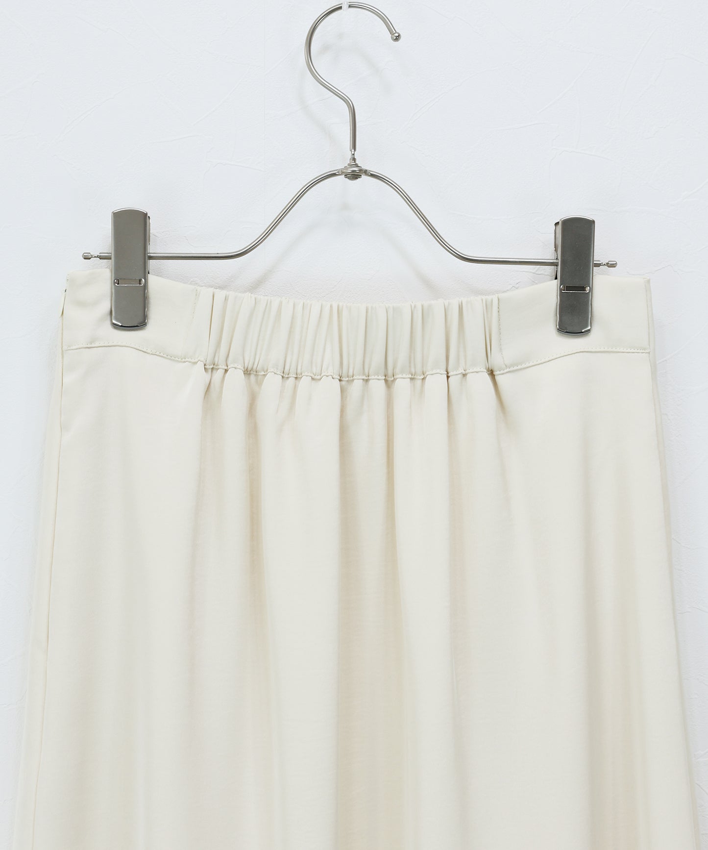 【早割5％OFF】ヘムレースサテンスカート