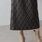 チェック柄タイトスカート