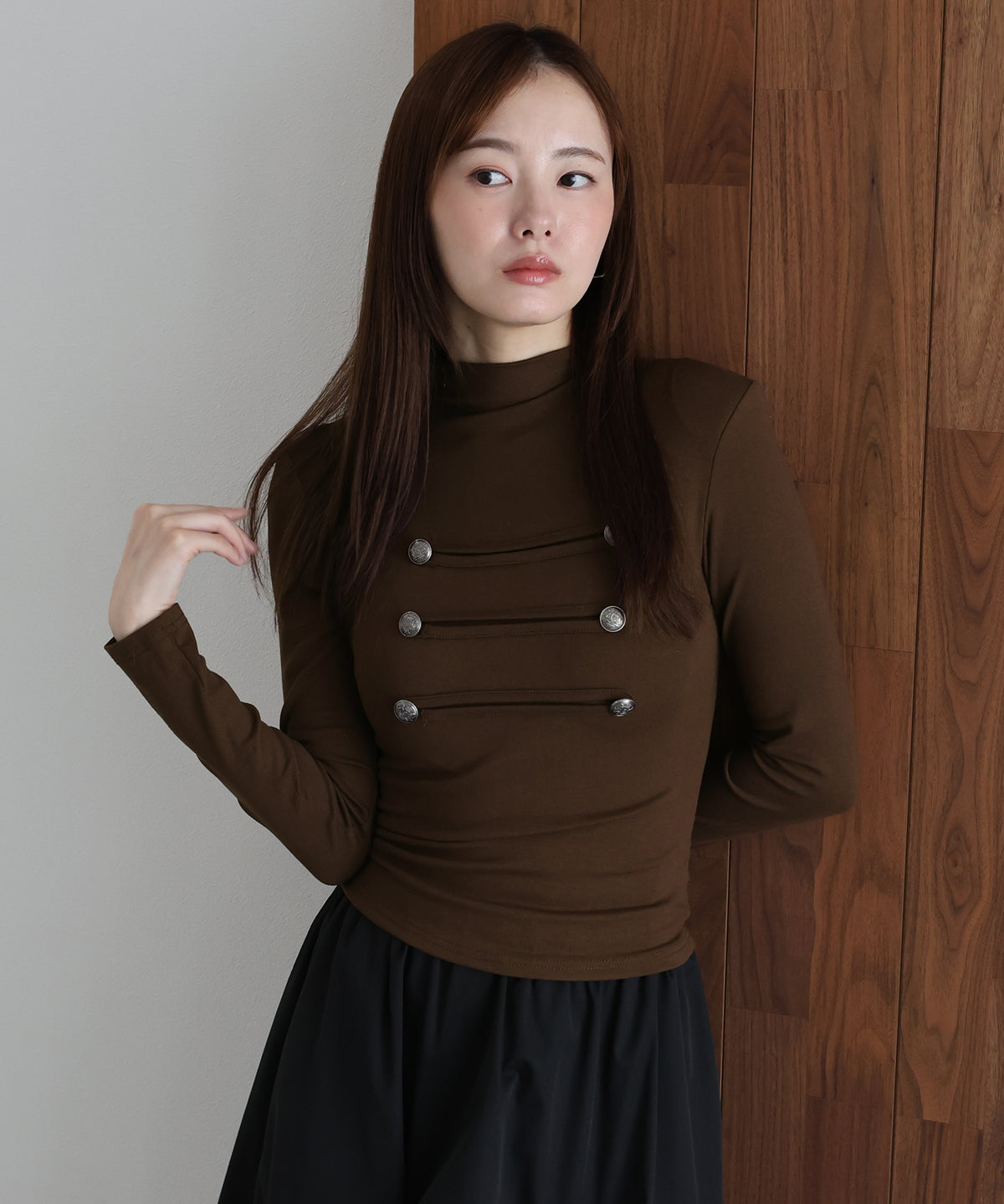 【早割5％OFF】ナポレオンモックネックカットソー【メール便】