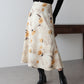 フラワープリント マーメイドスカート
