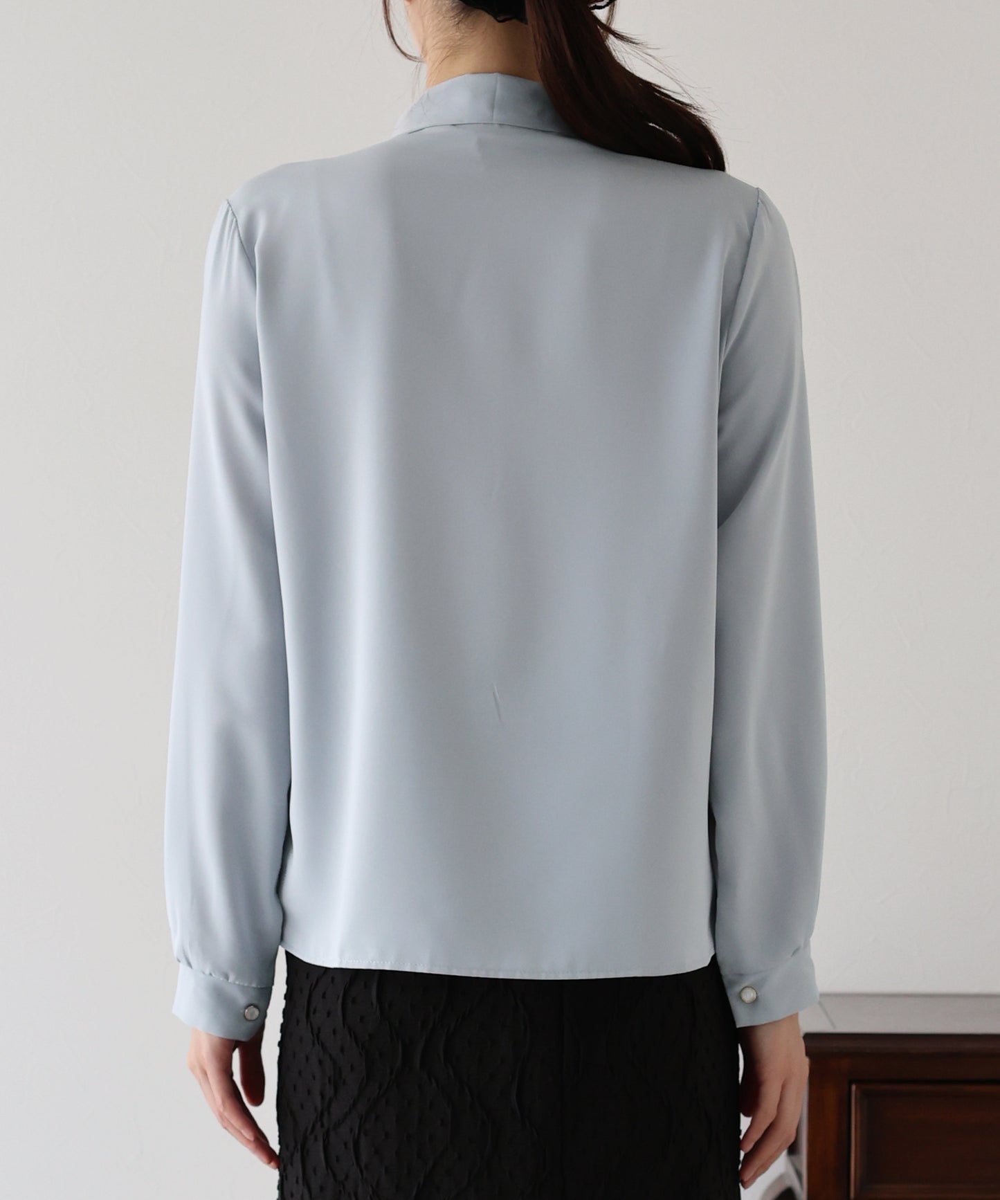 【早割5％OFF】メタルバーボウタイブラウス【メール便】