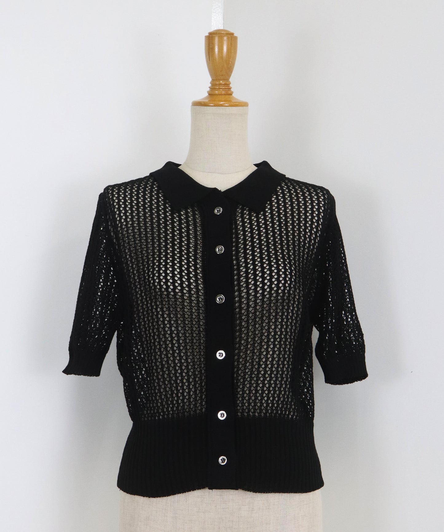 【TIME SALE】メッシュポロニット
