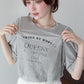パール付きレースドッキングロゴTシャツ【メール便】