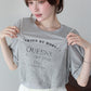 パール付きレースドッキングロゴTシャツ【メール便】