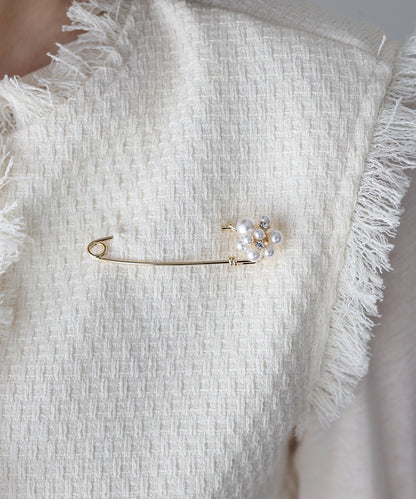 【早割5％OFF】パールビジューキルトピンブローチ【ネコポス】