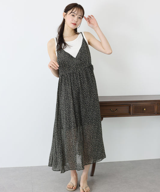 【SALE】プリントキャミワンピース