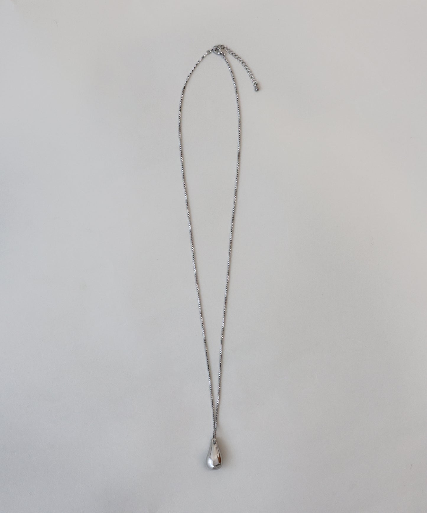 【早割5％OFF】ドロップボールロングネックレス / サージカルステンレス【ネコポス】