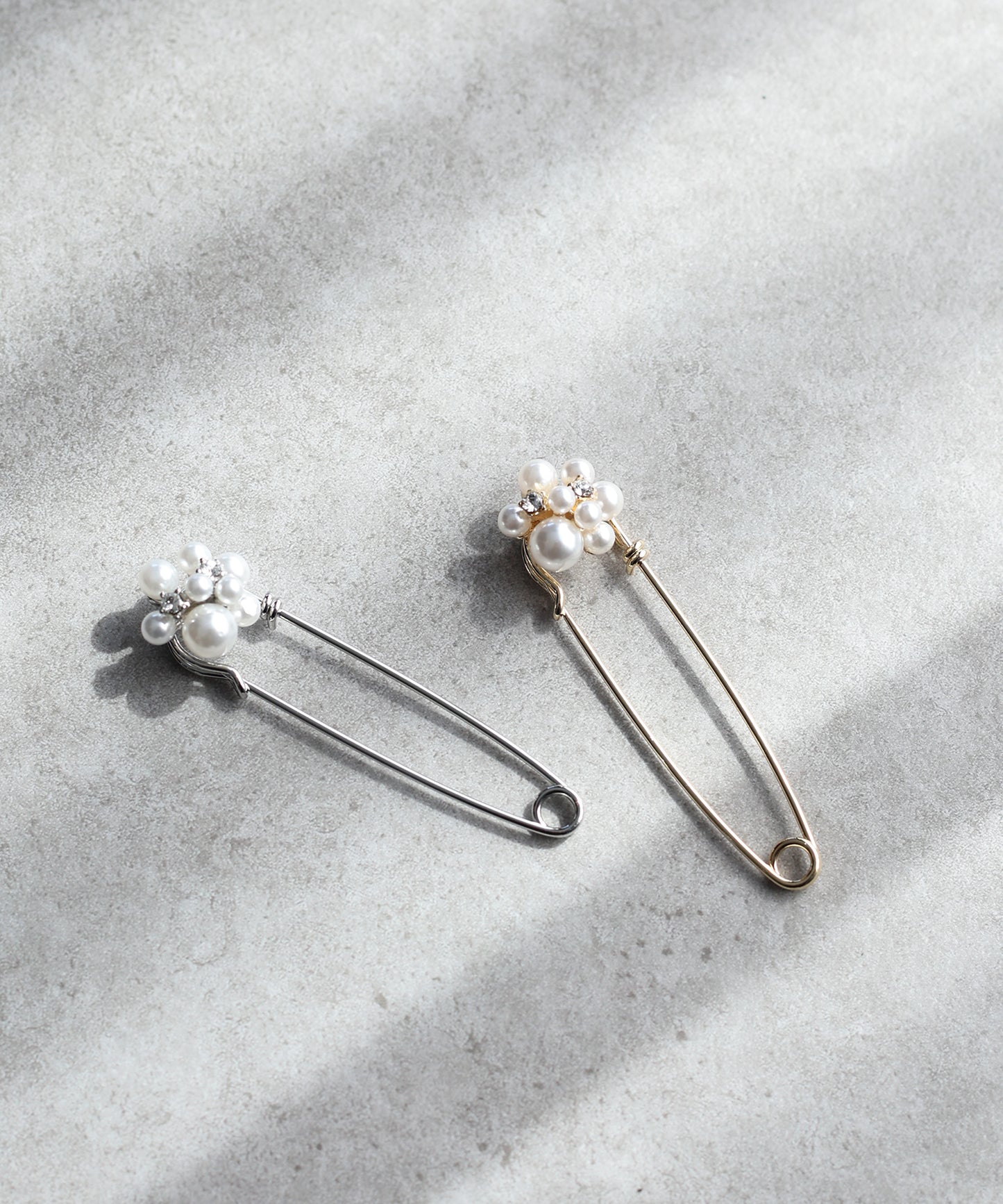 【早割5％OFF】パールビジューキルトピンブローチ【ネコポス】