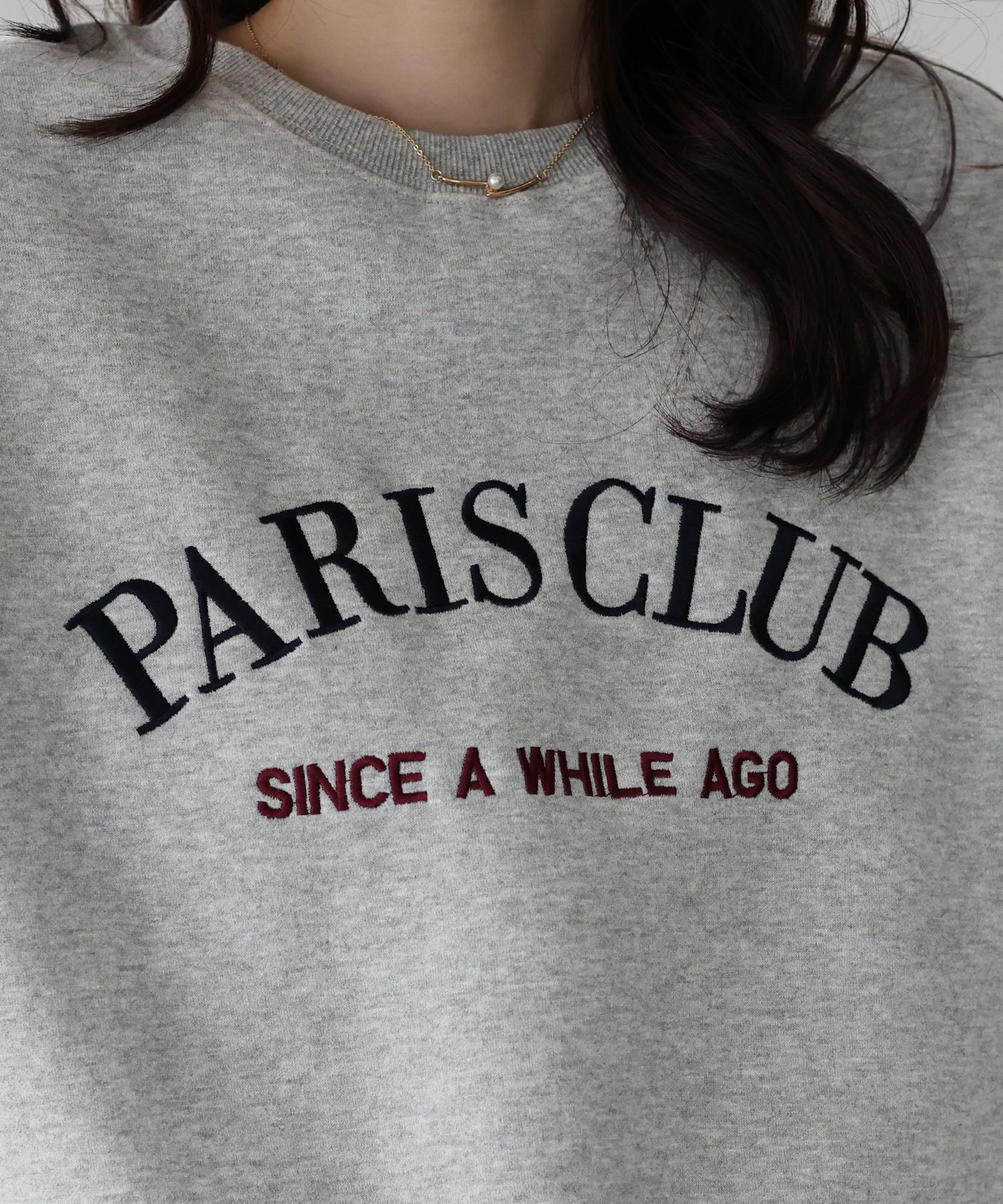 【早割5％OFF】ロゴ刺繍ドロストスウェット