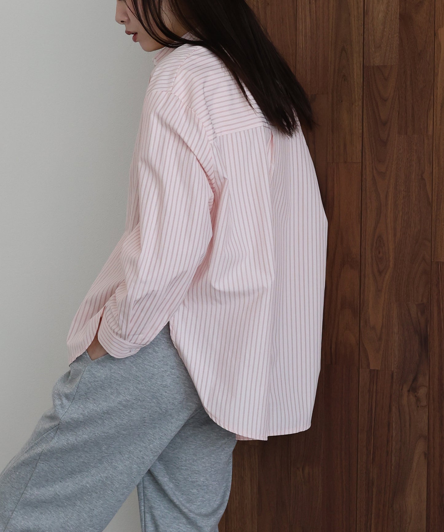 【早割5％OFF】カラーストライプシャツ【ネコポス】