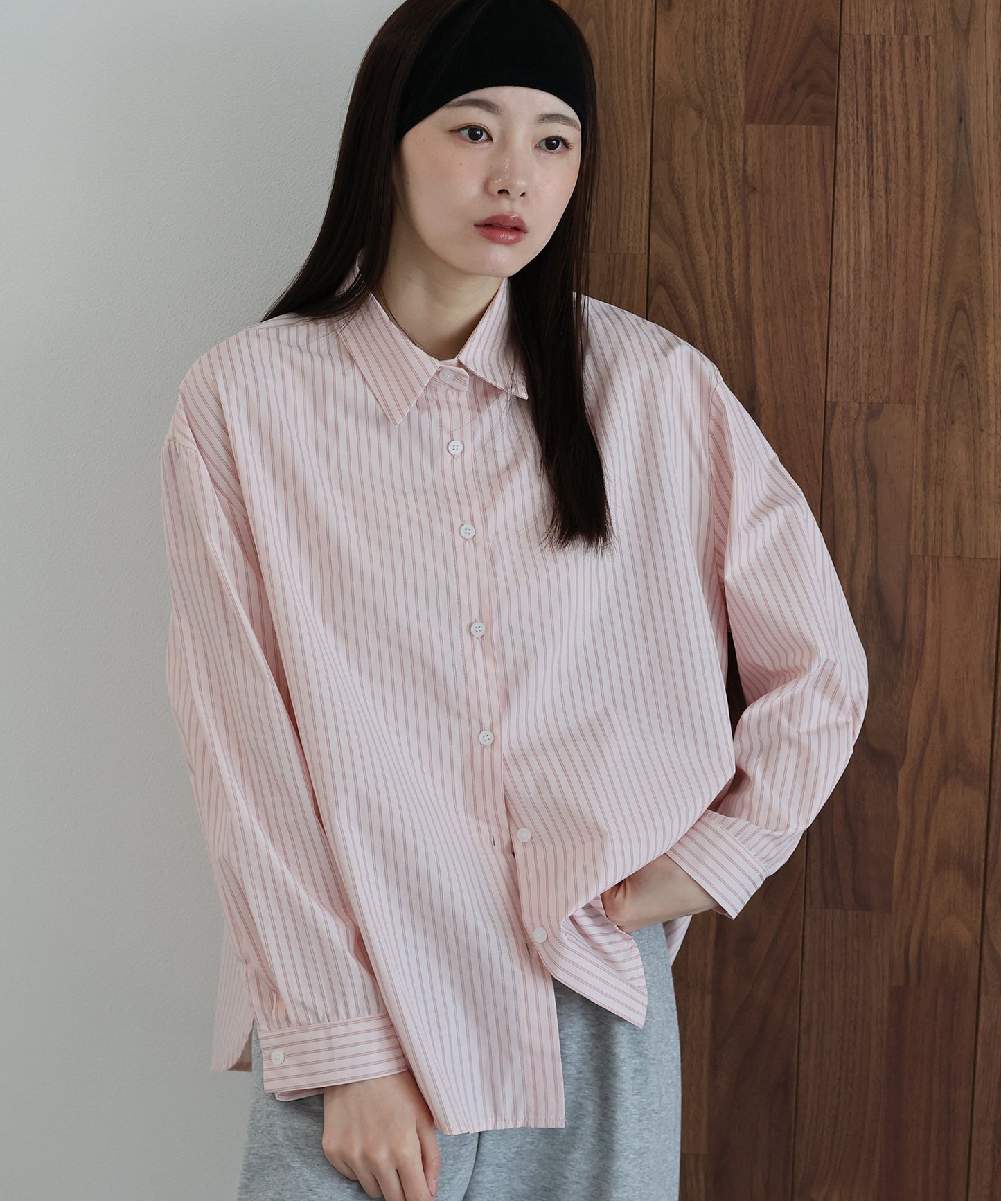 【早割5％OFF】カラーストライプシャツ【ネコポス】