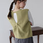 【早割5％OFF】バックデザインニットベスト