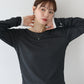 【TIME SALE】クルーネックシアートップス【ネコポス】