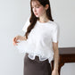 【早割5％OFF】ドッキングペプラムカットトップス【メール便】