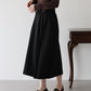 サイドベルトプリーツスカート