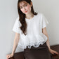【早割5％OFF】ドッキングペプラムカットトップス【メール便】