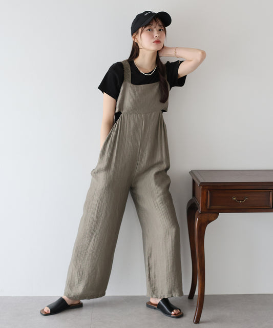 【SALE】カットアウトオールインワン