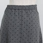ハートドットフロッキーツイードスカート