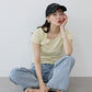 【TIME SALE】ヘンリーネック半袖Tシャツ【ネコポス】