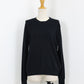ウール混クルーネックニット