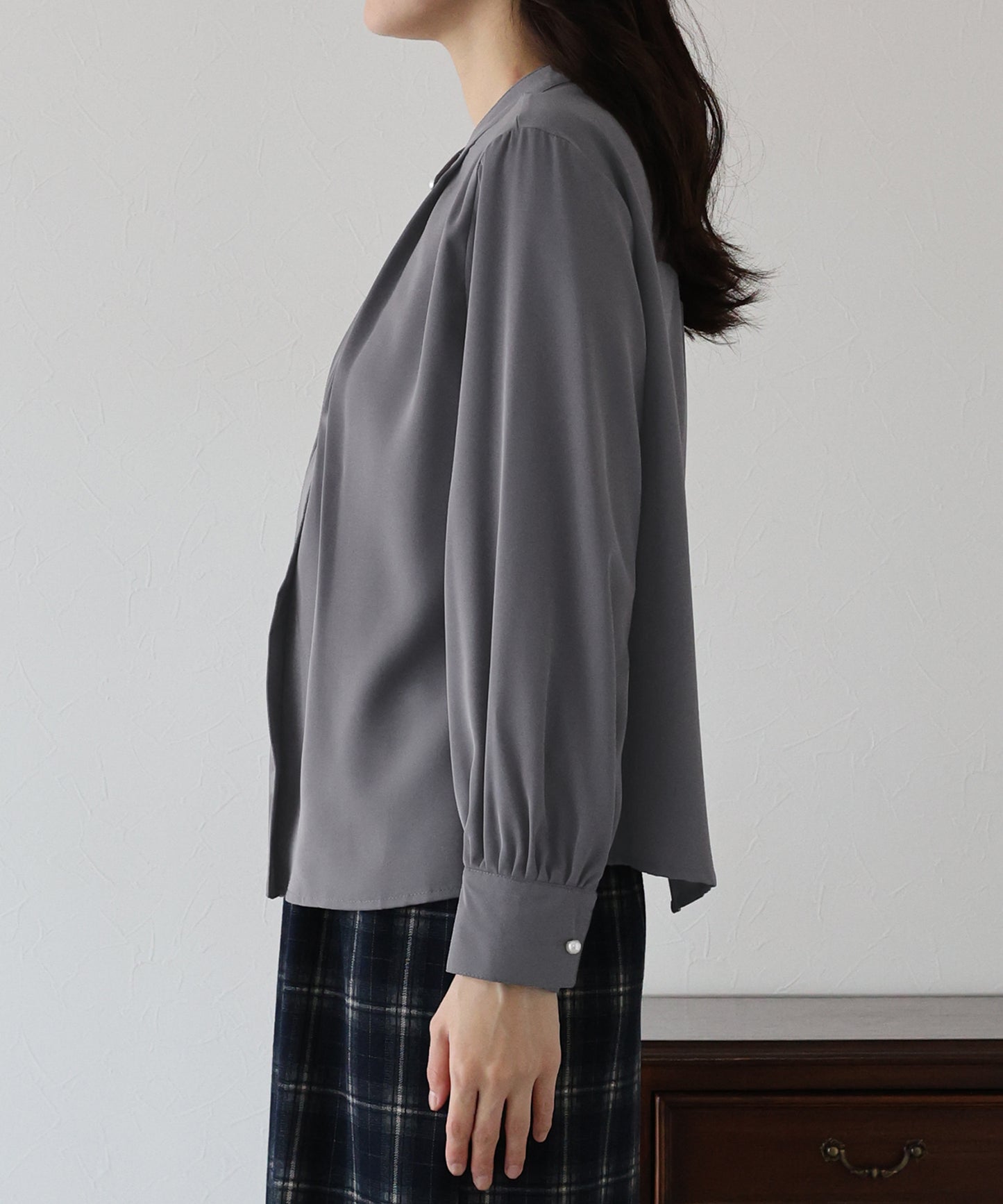 2WAYフロントタックブラウス【ネコポス】