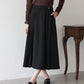 サイドベルトプリーツスカート
