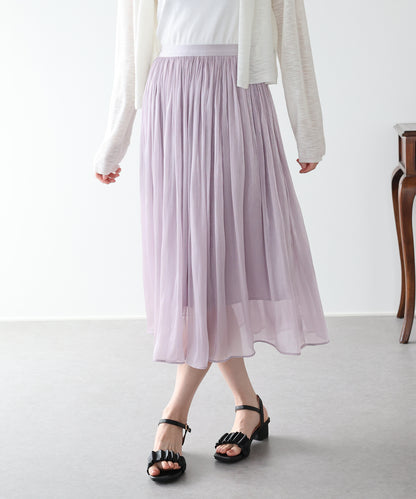【SALE】シアーサテンスカート