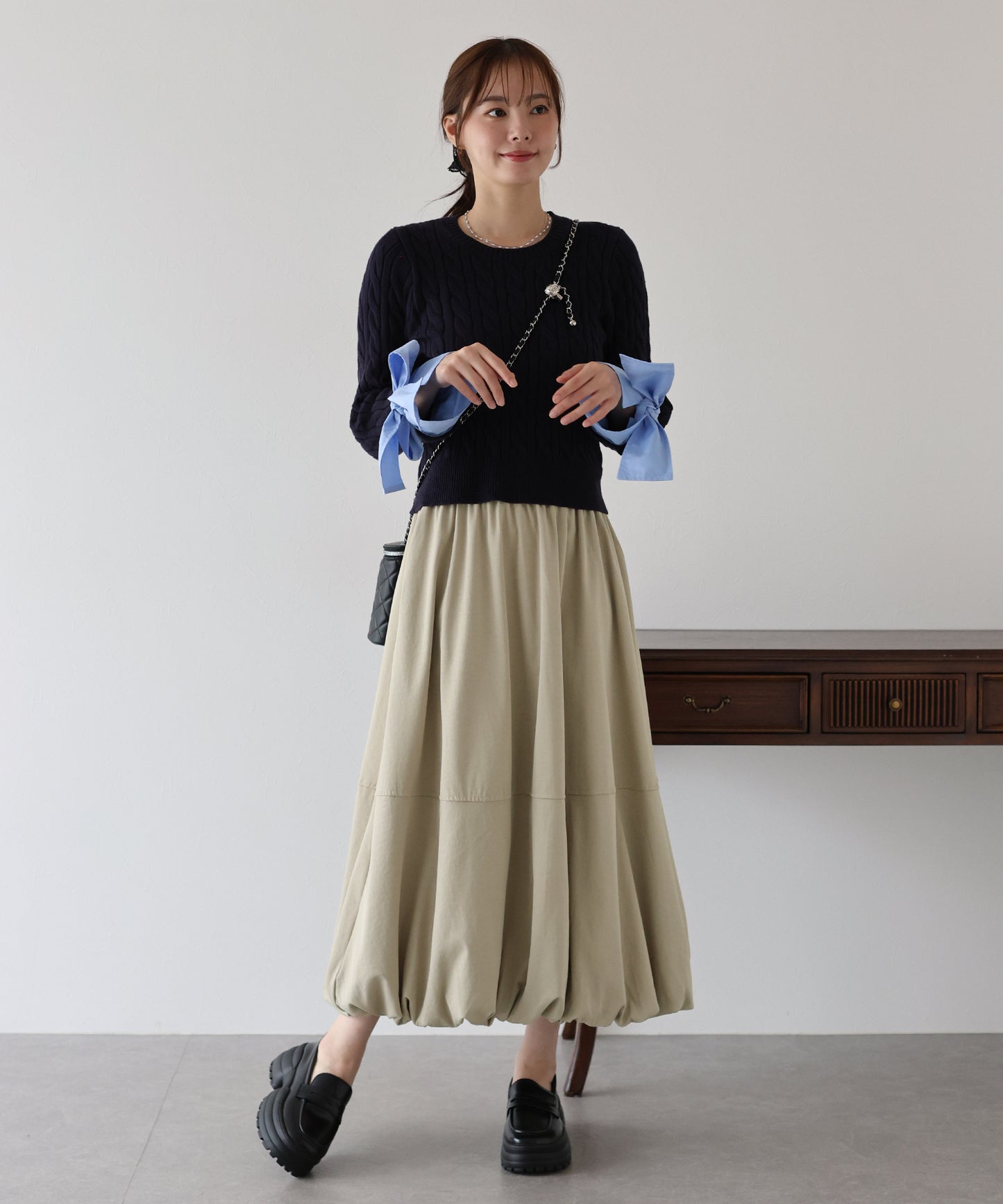 バルーンロングスカート