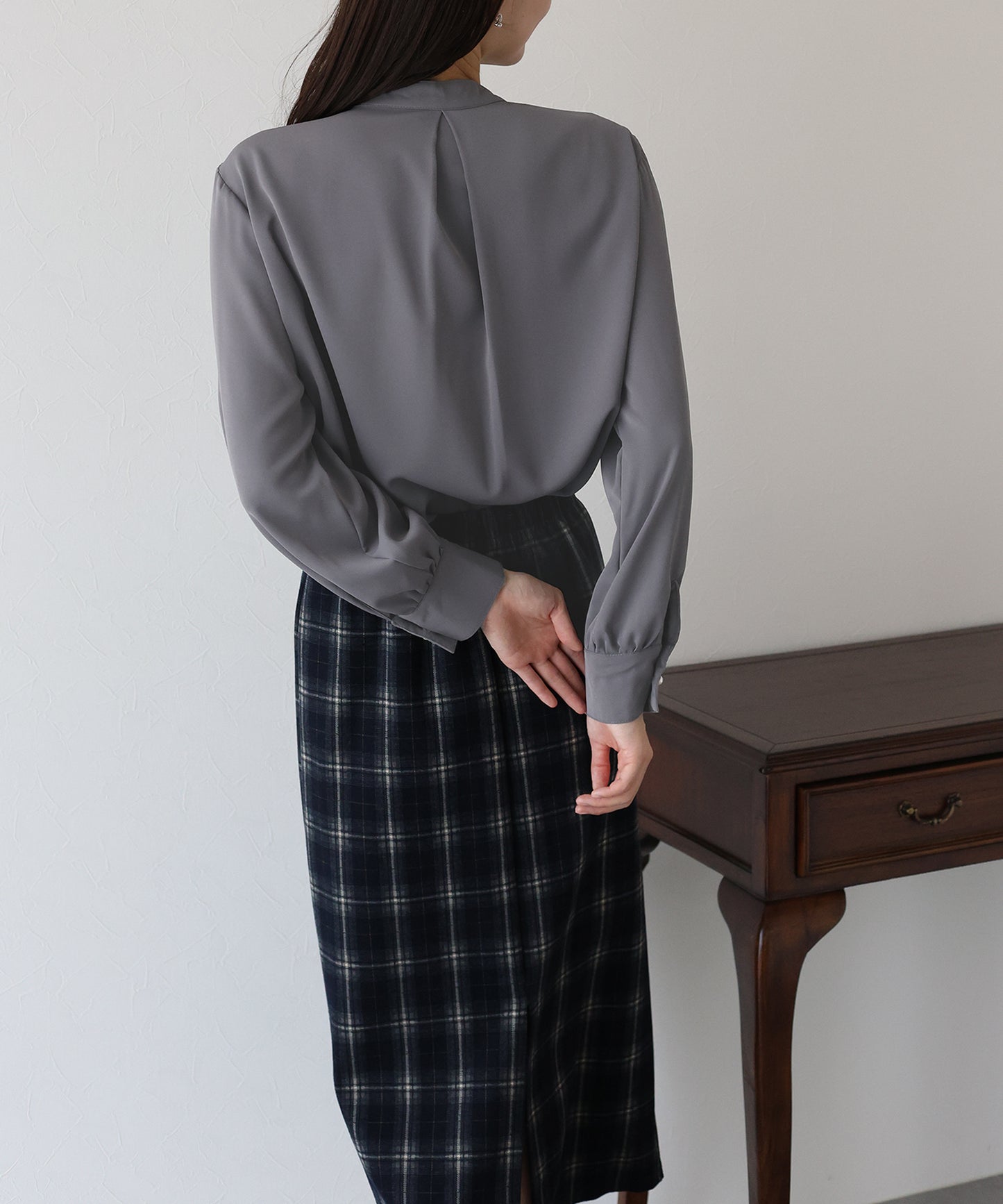 2WAYフロントタックブラウス【ネコポス】