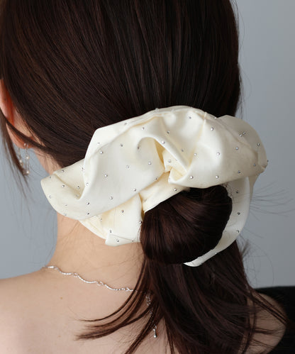 サテンスタッズシュシュ【ネコポス】