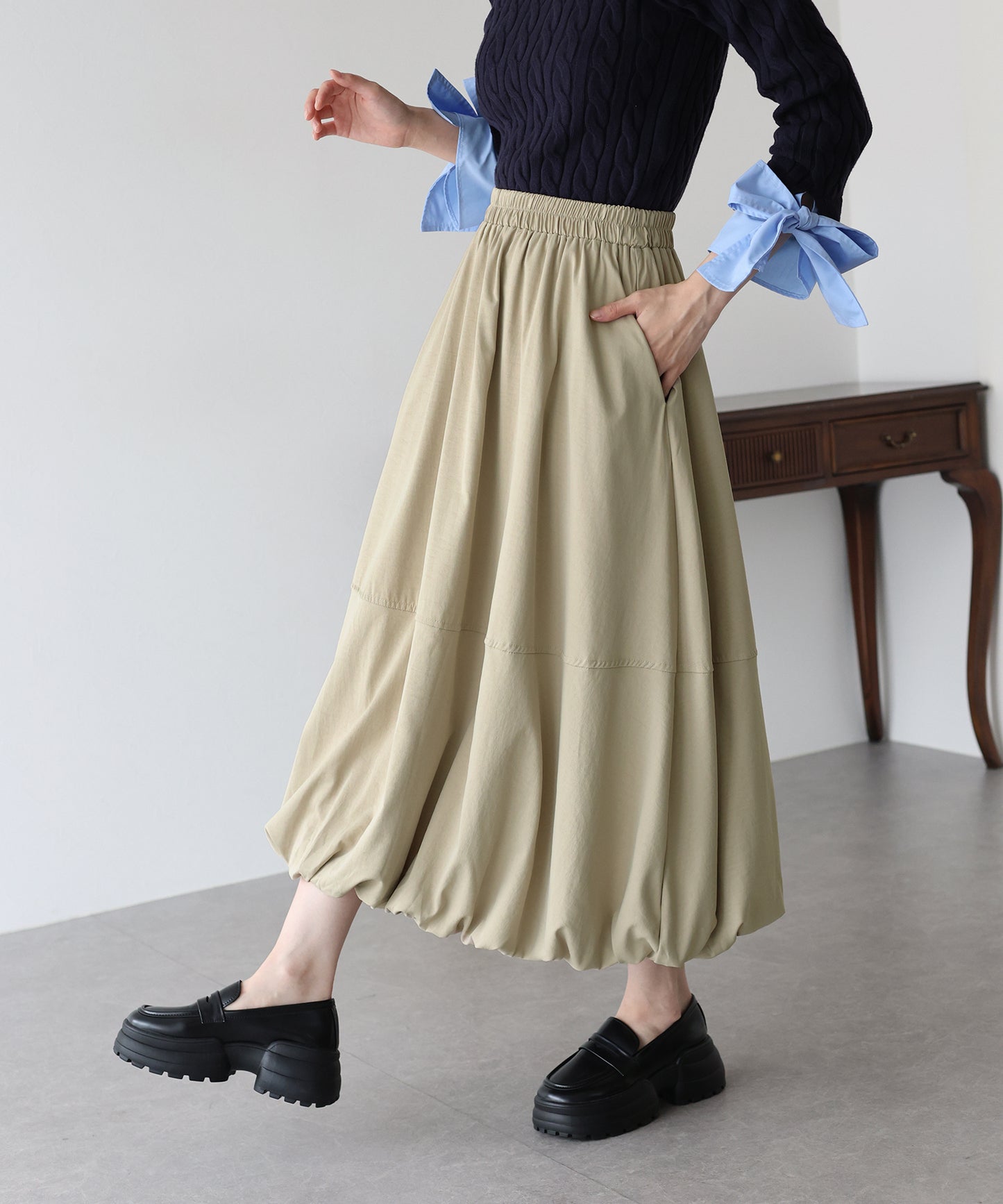 バルーンロングスカート