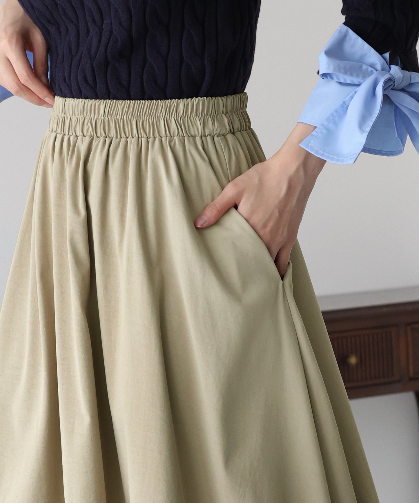 バルーンロングスカート