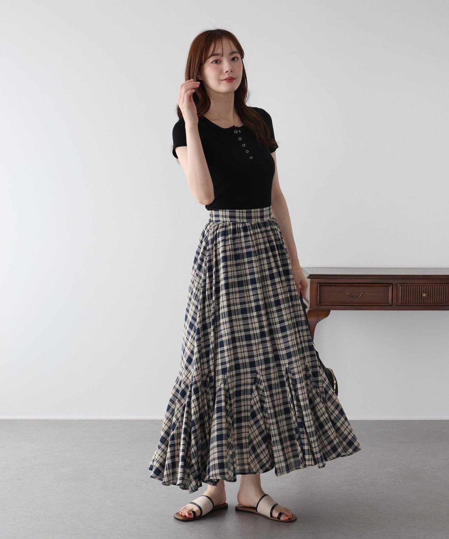 【早割5％OFF】コットンボリュームマーメイドスカート