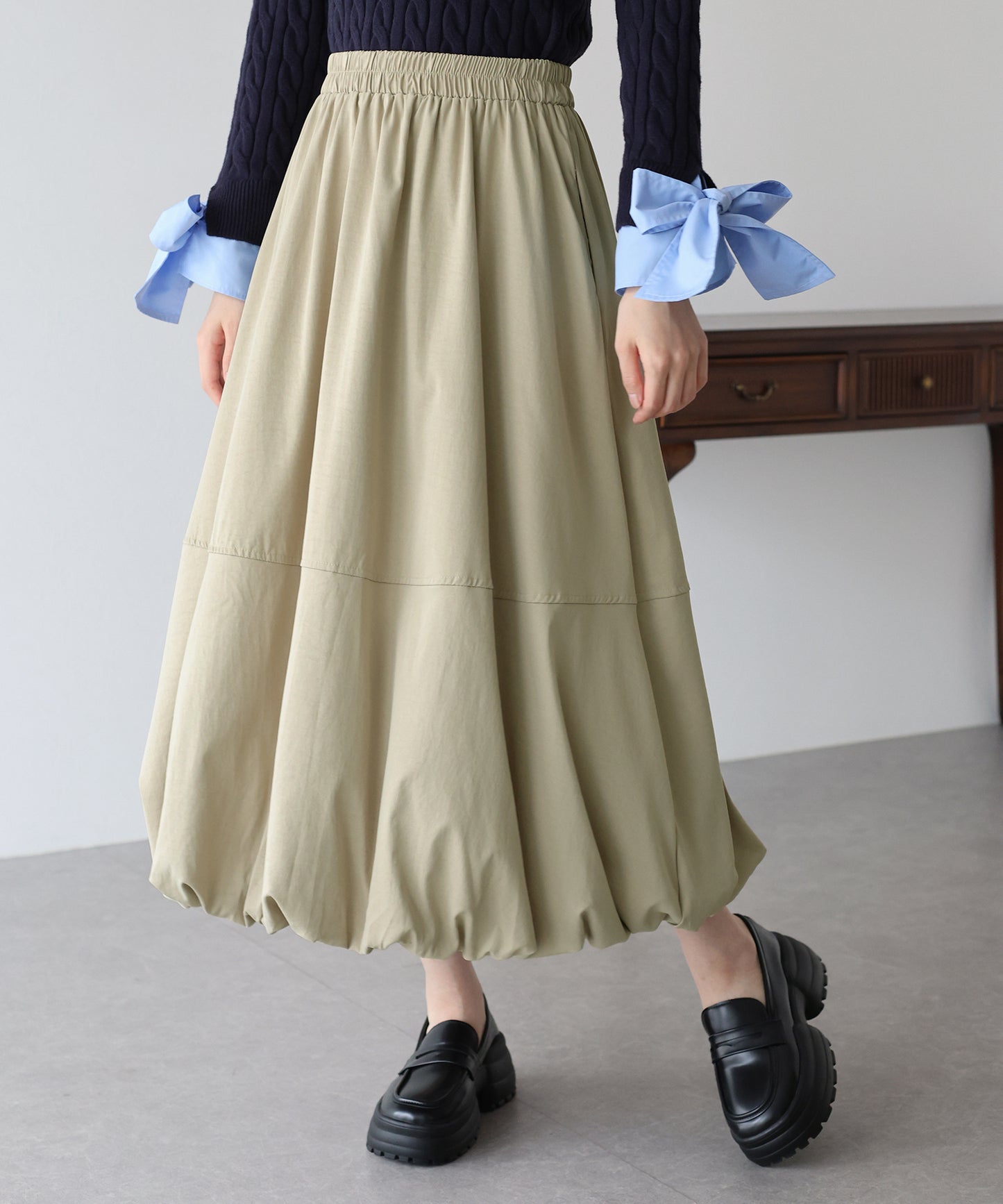 バルーンロングスカート