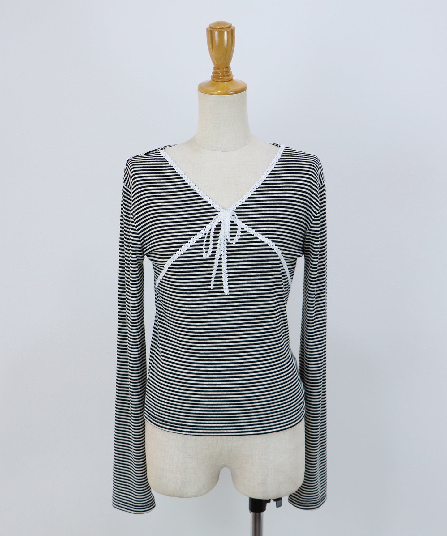 【早割5％OFF】レースボーダーカットソー【ネコポス】