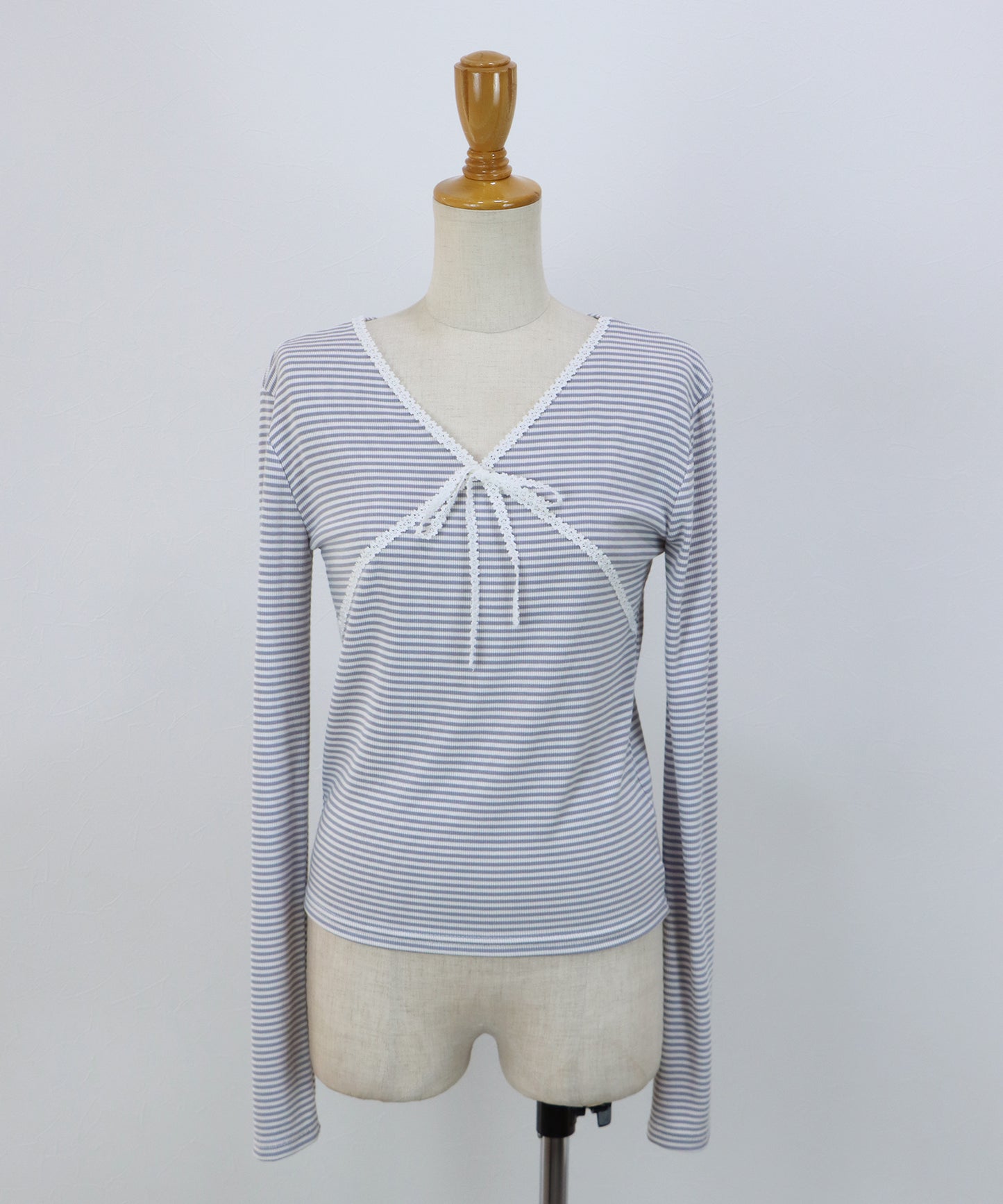 【早割5％OFF】レースボーダーカットソー【ネコポス】