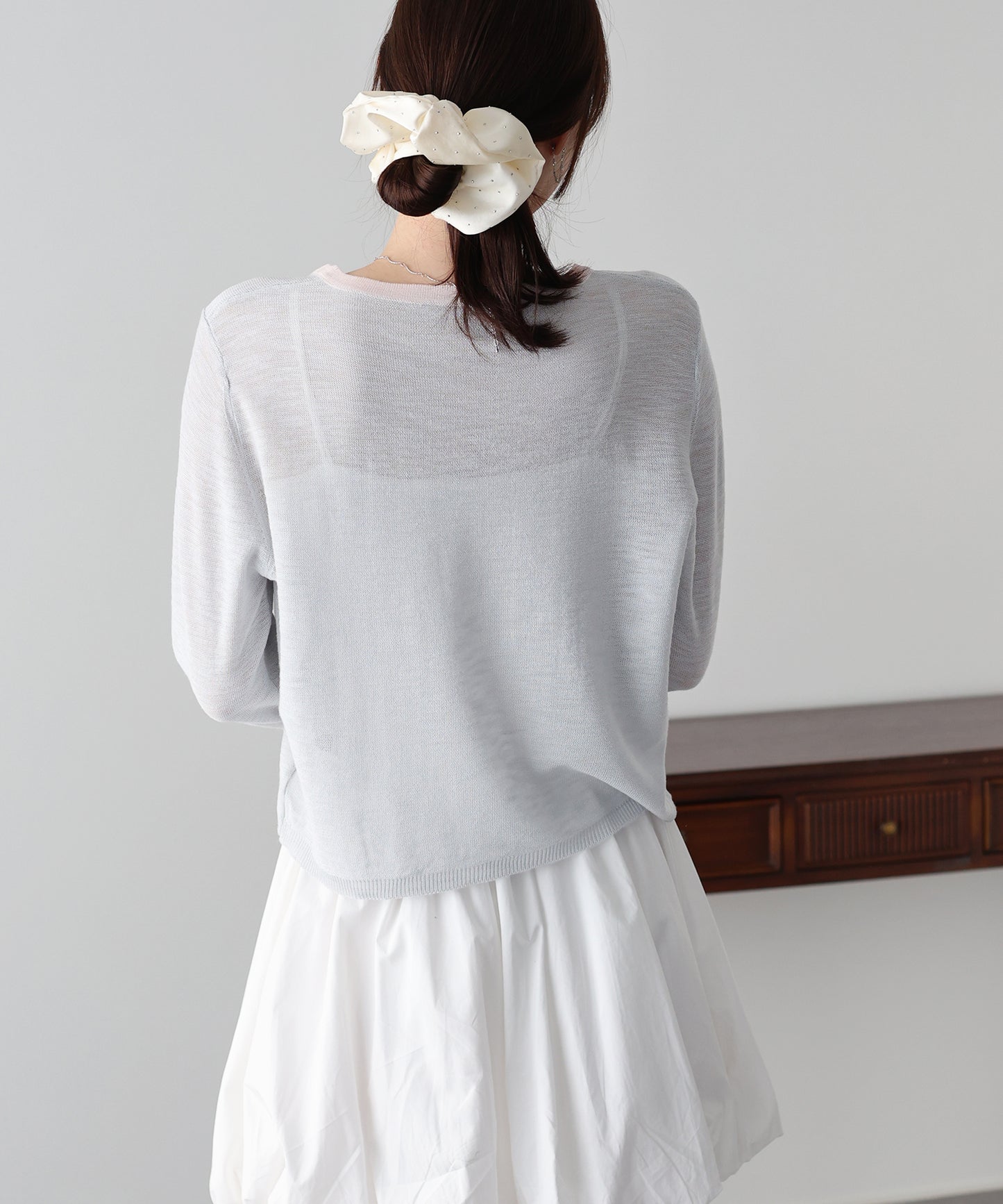 シアーニットカーディガン【ネコポス】