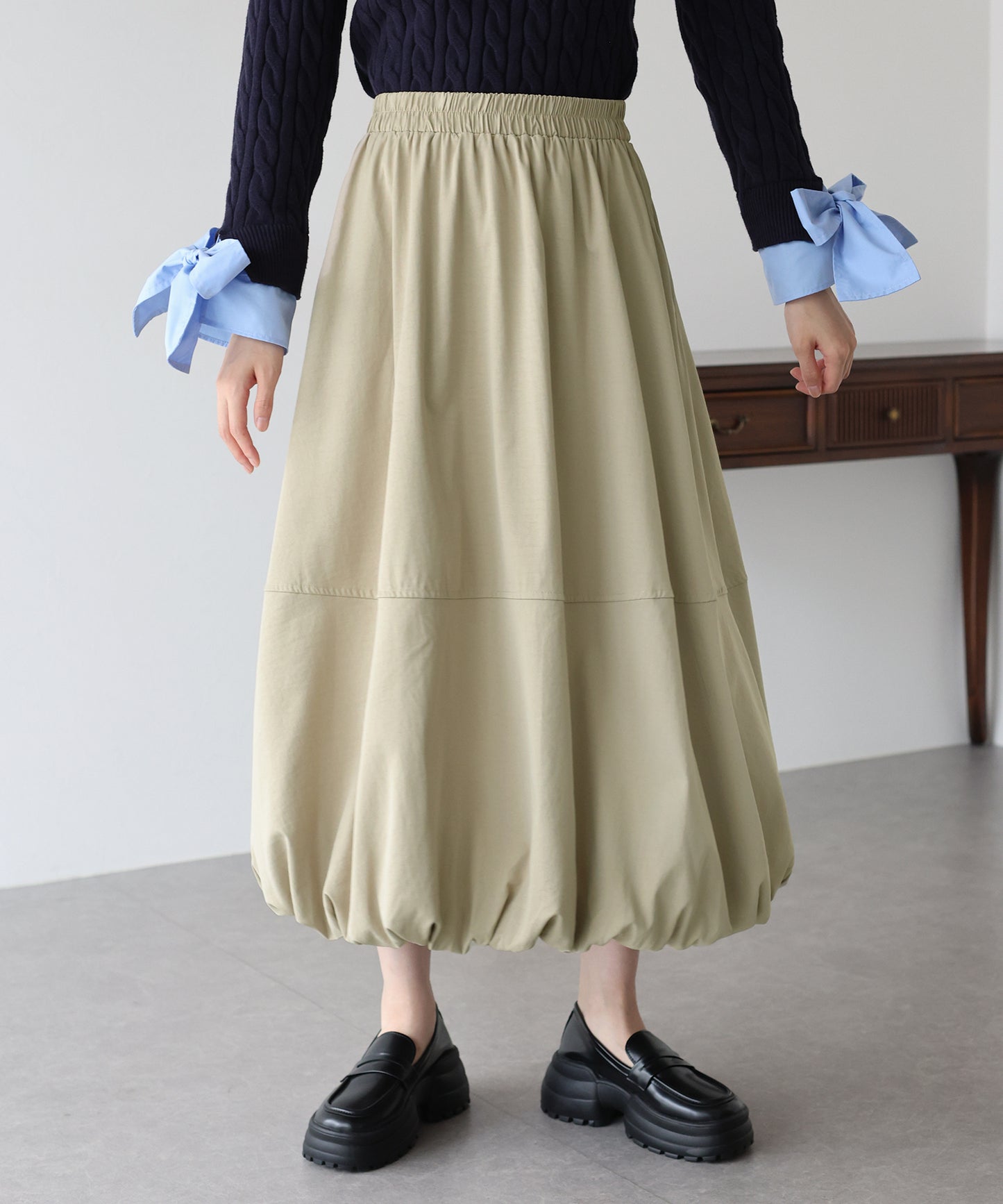 バルーンロングスカート