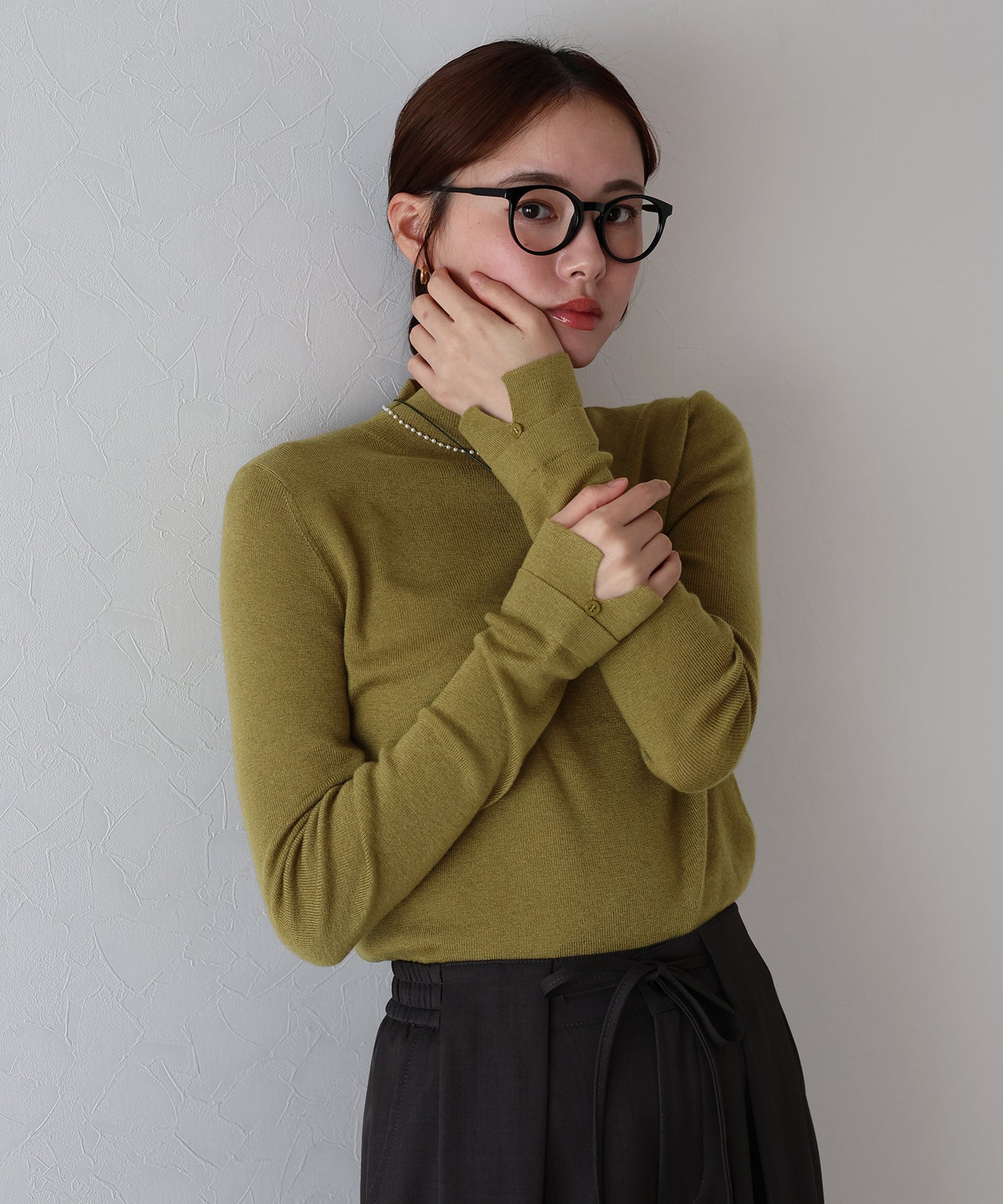 ハイネックニット[ J by blue ]