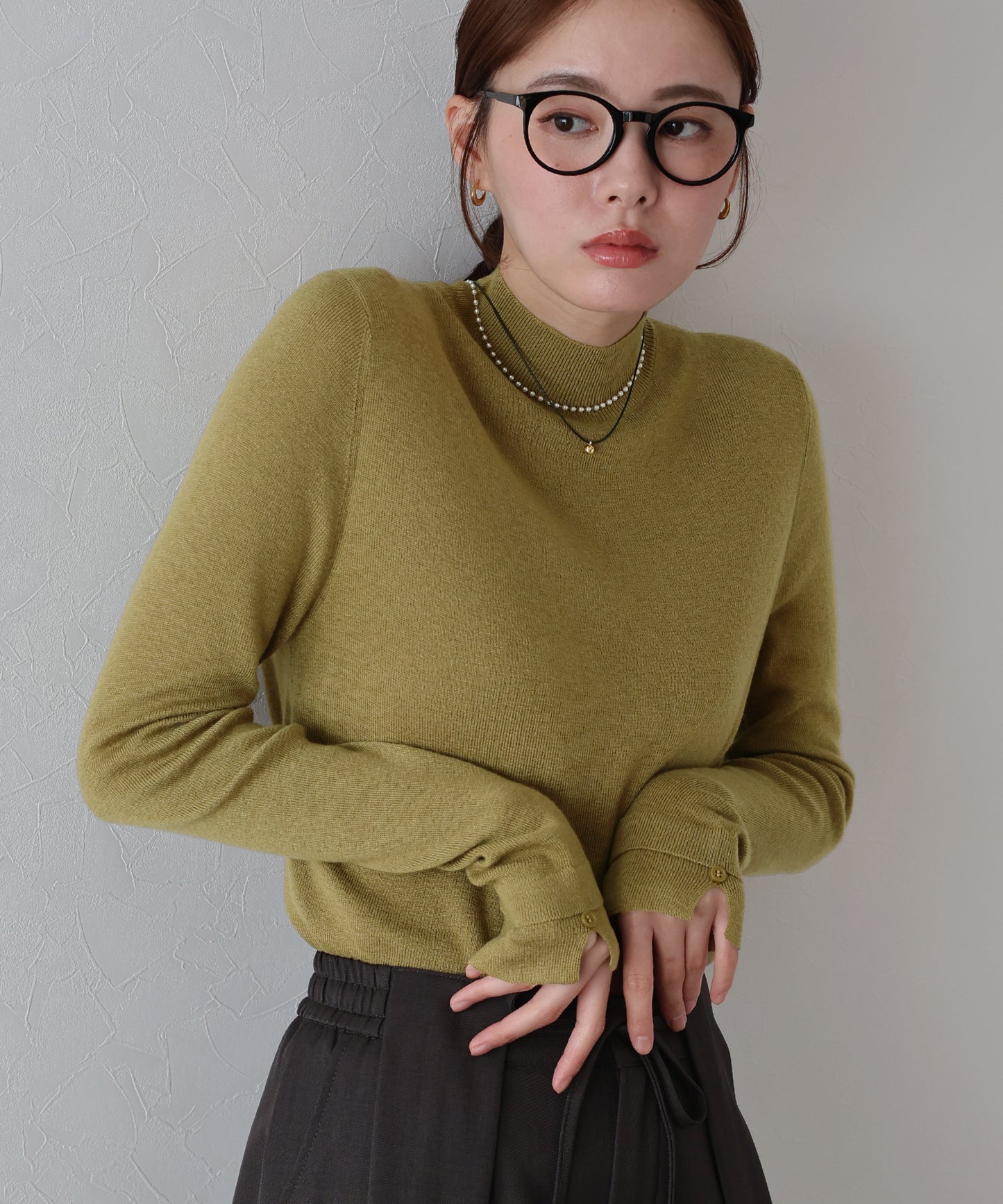 【早割5％OFF】ハイネックニット[ J by blue ]