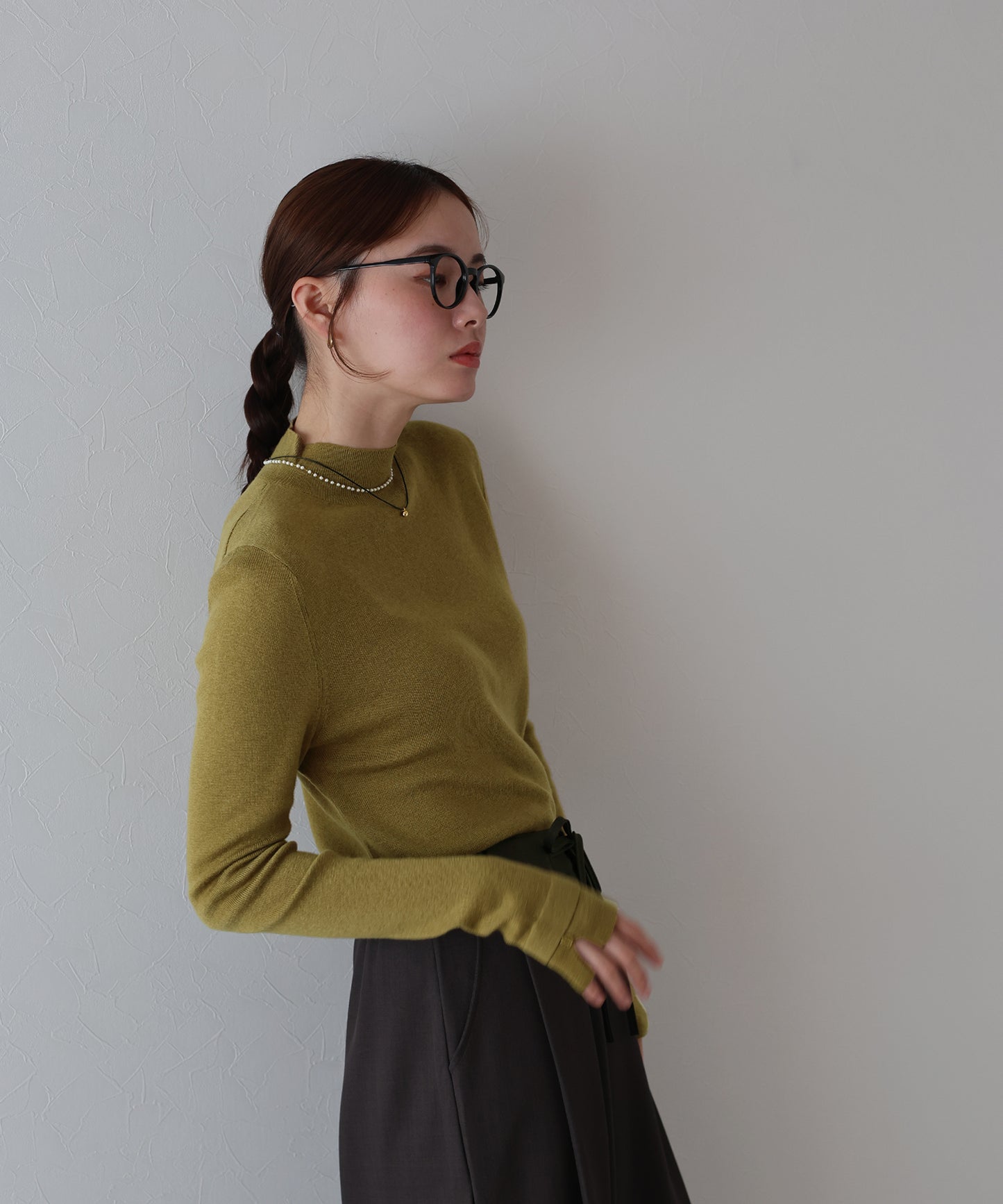 ハイネックニット[ J by blue ]