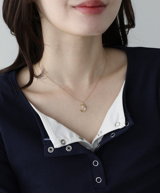 【早割5％OFF】ムーンスターネックレス【ネコポス】