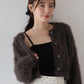 【TIME SALE】シャギーニットショートカーディガン