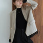 【早割5％OFF】《2サイズ展開》レースドッキングテーラードジャケット
