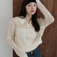 【早割5％OFF】クロシェメッシュポロニット