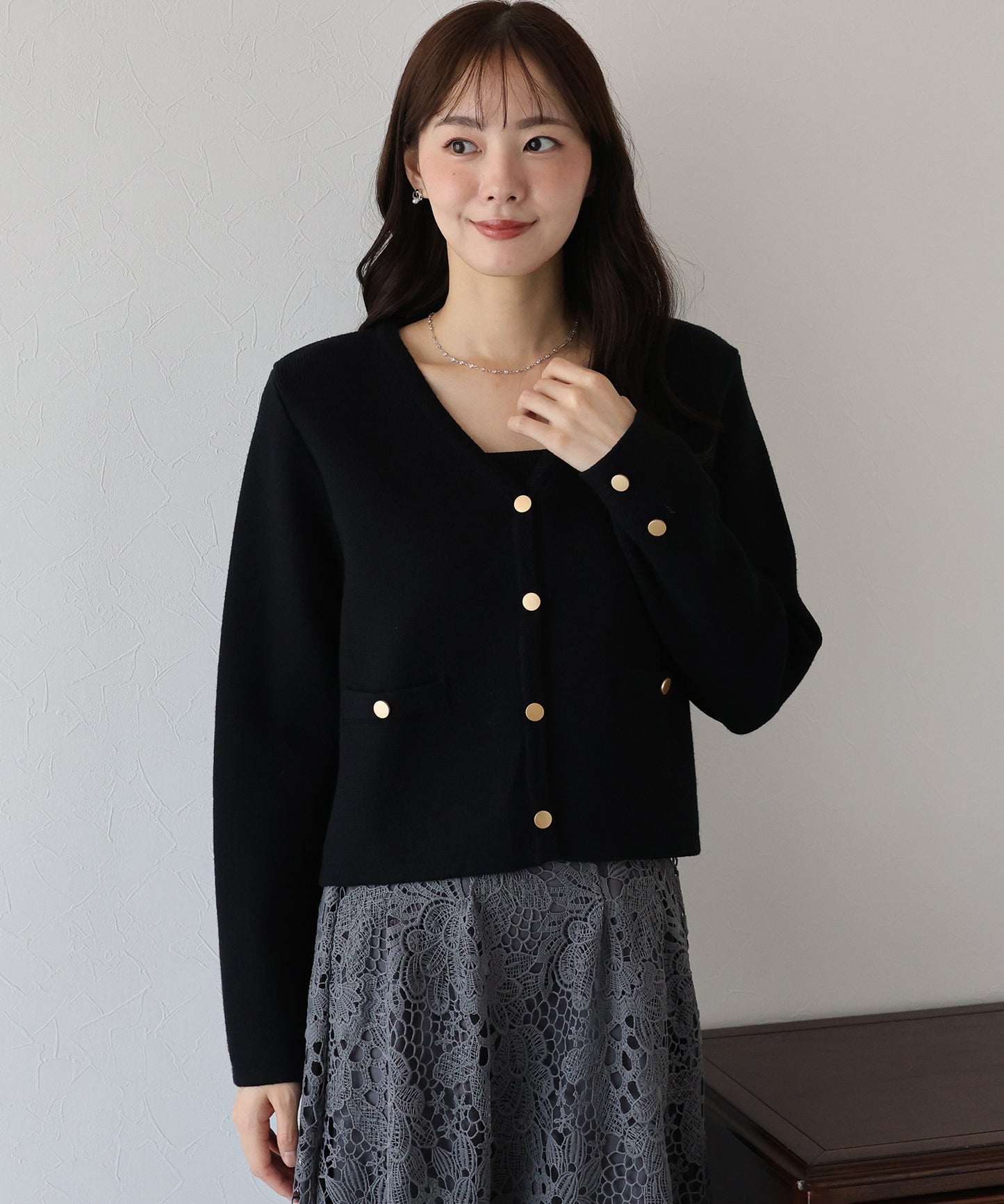 【TIME SALE】Ⅴネックニットジャケット